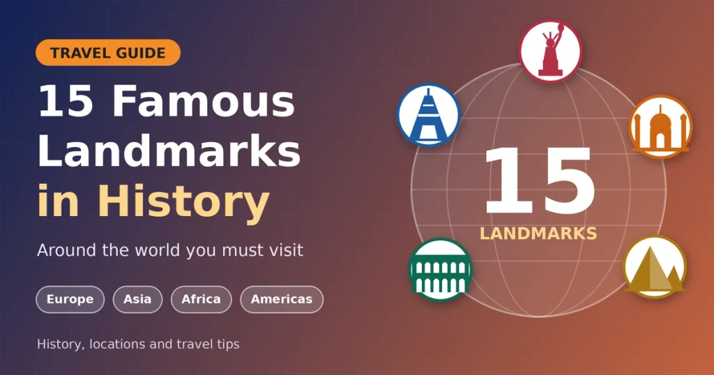 15 Famous Landmarks in History Around the World You Must Visit 1 famous landmarks